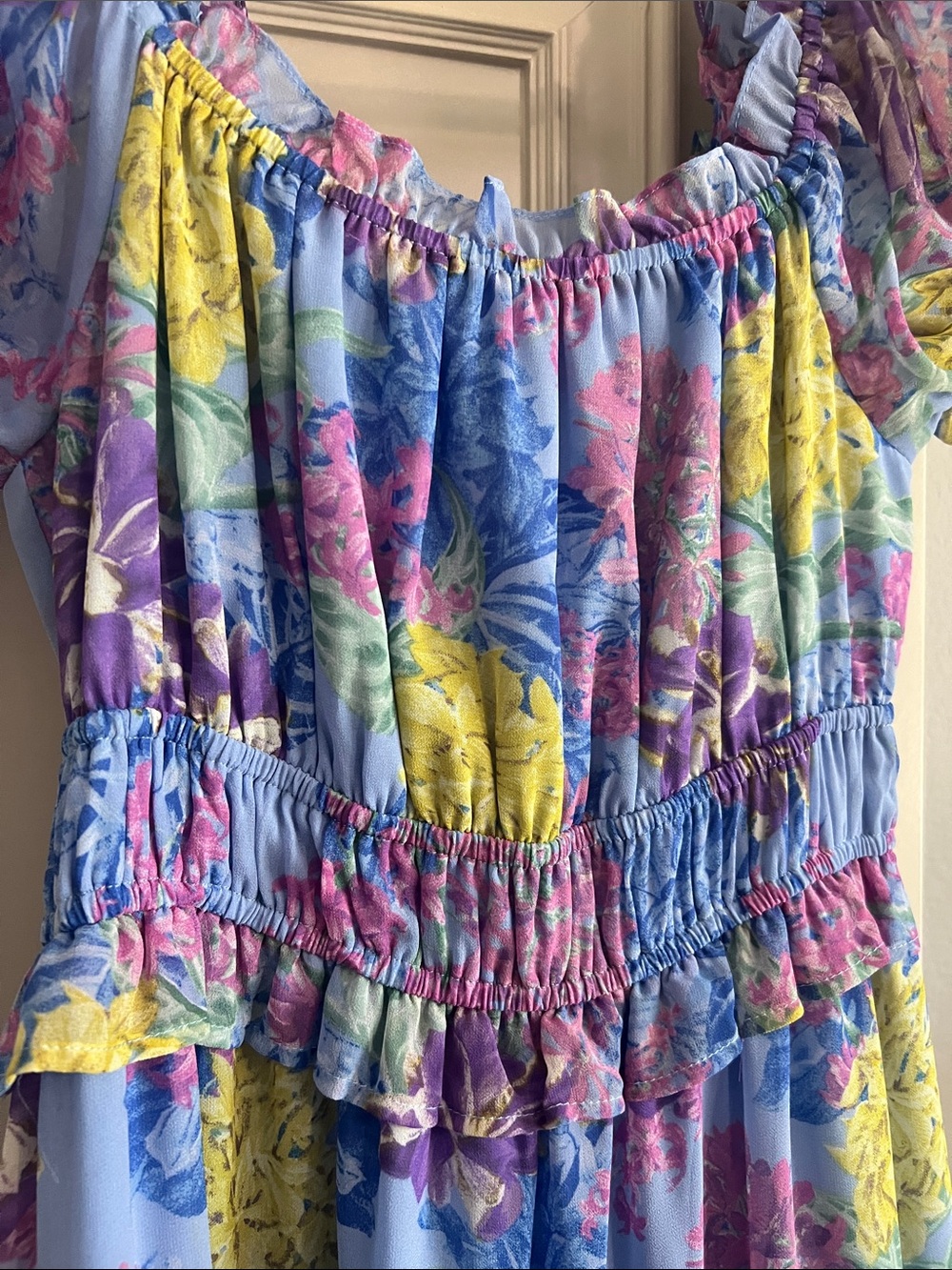Floral full-length dress - Picture 5 of 5